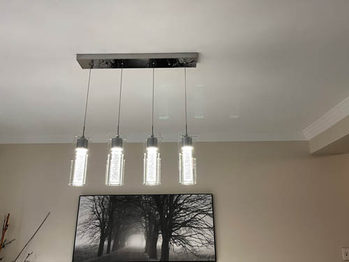 Hanging Pendant Light installation